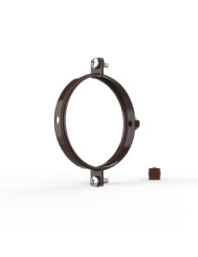 Хомут для кріплення труб d105 (кв), RAL8017