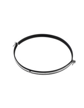 Хомут металлический для вентиляции с резиновой вставкой 630 /М10