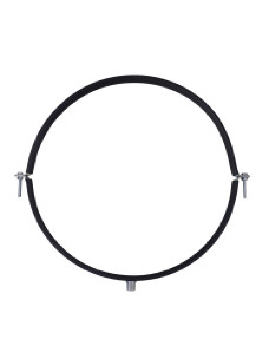 Хомут металевий для вентиляції з гумовою вставкою 500 комбігайка М10/М8 Хомут металевий для вентиляції з гумовою вставкою 500 комбігайка М10/М8