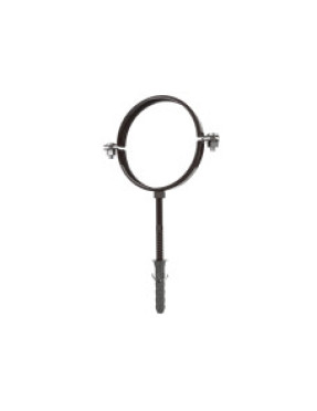 Хомут для кріплення труб d100-L100 (коричневий RAL 8017)