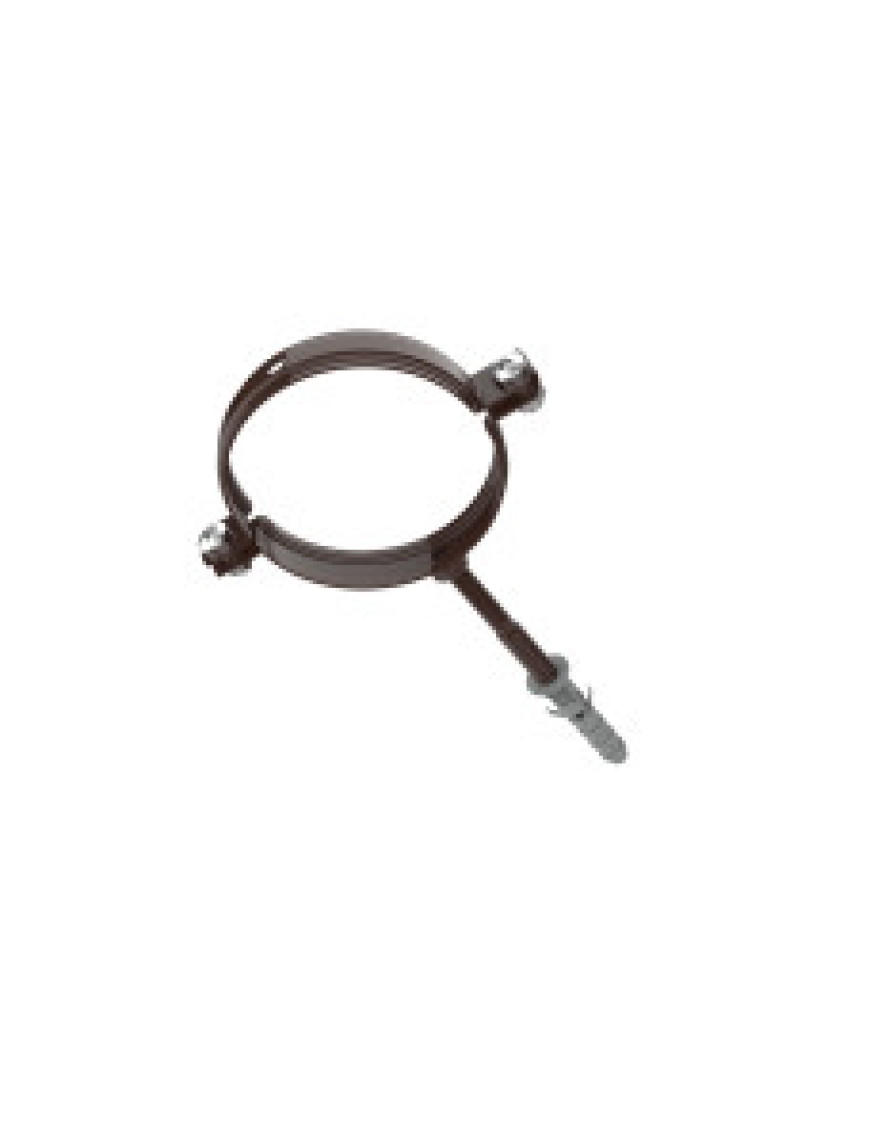 Хомут для кріплення труб d90-L100, RAL8017 Хомут для кріплення труб d90-L100, RAL8017