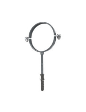 Хомут для кріплення труб d100-L100 (сірий RAL 7040)