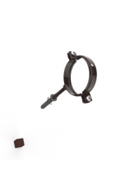 Хомут для кріплення труб d75-L100, RAL 8017