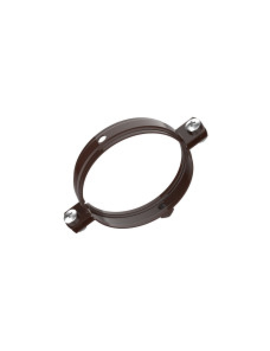 Хомут для кріплення труб d90, RAL8017 Хомут для кріплення труб d90, RAL8017