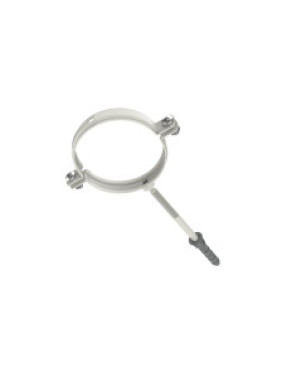 Хомут для кріплення труб d90 L160, RAL9003