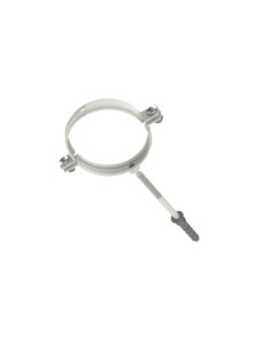 Хомут для кріплення труб d90 L160, RAL9003