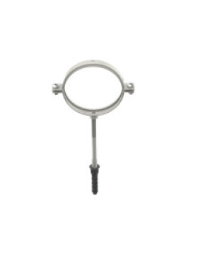 Хомут для кріплення труб d100, L160 RAL9003