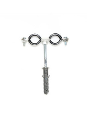 Хомут для кріплення труб подвійний 1/2” (20-24 мм) М8