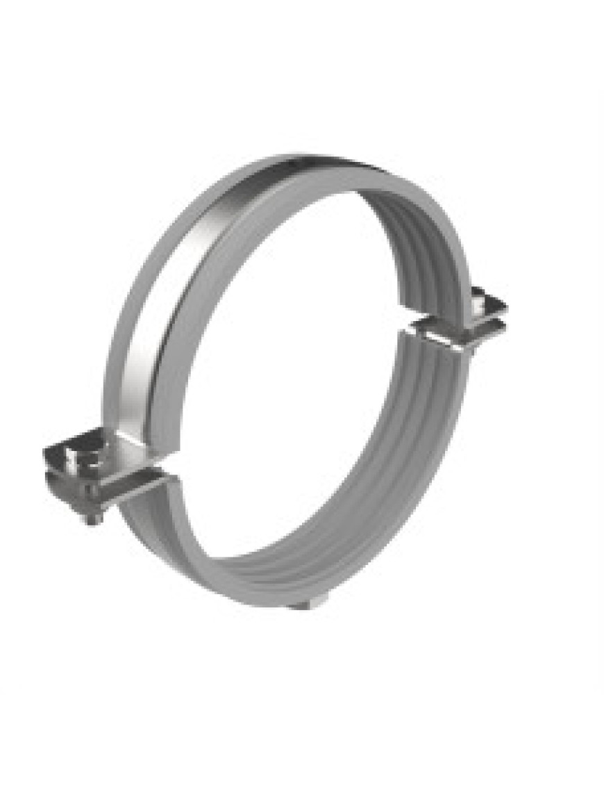 Трубный нержавеющий хомут 125 М10 (123-130 мм)