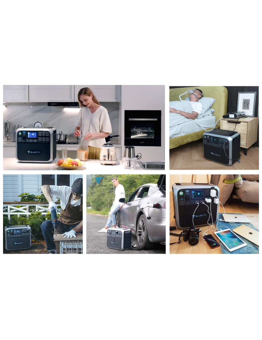 Зарядная станция BLUETTI AC200MAX 2200 Вт, 2048 Вт·ч Зарядная станция BLUETTI AC200MAX 2200 Вт, 2048 Вт·ч