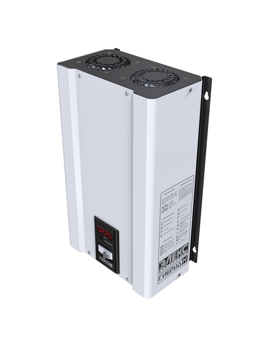 Стабилизатор напряжения однофазный бытовой Гибрид У 9-1/40 v2.0 Стабилизатор напряжения однофазный бытовой Гибрид У 9-1/40 v2.0