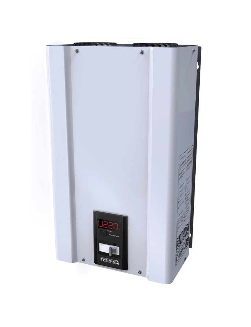 Стабилизатор напряжения однофазный бытовой Гибрид У 7-1/40 v2.0 Стабилизатор напряжения однофазный бытовой Гибрид У 7-1/40 v2.0
